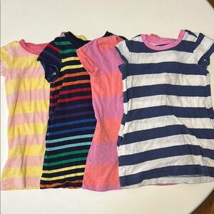 Striped T-Shirts dresses
